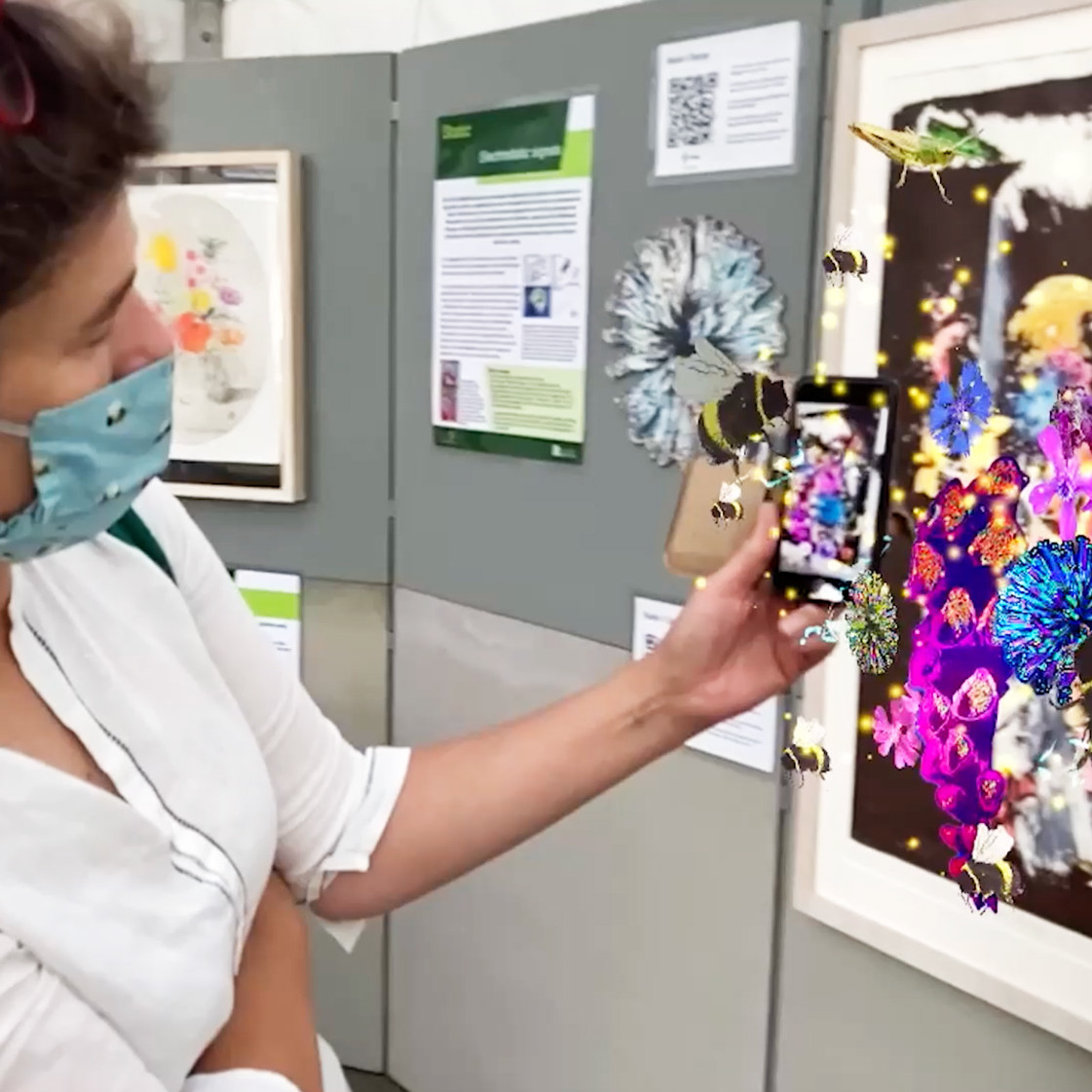 AR art gallery