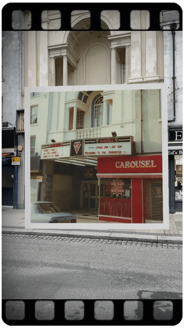 Social media filter to view old pictures of Gravesend cinema