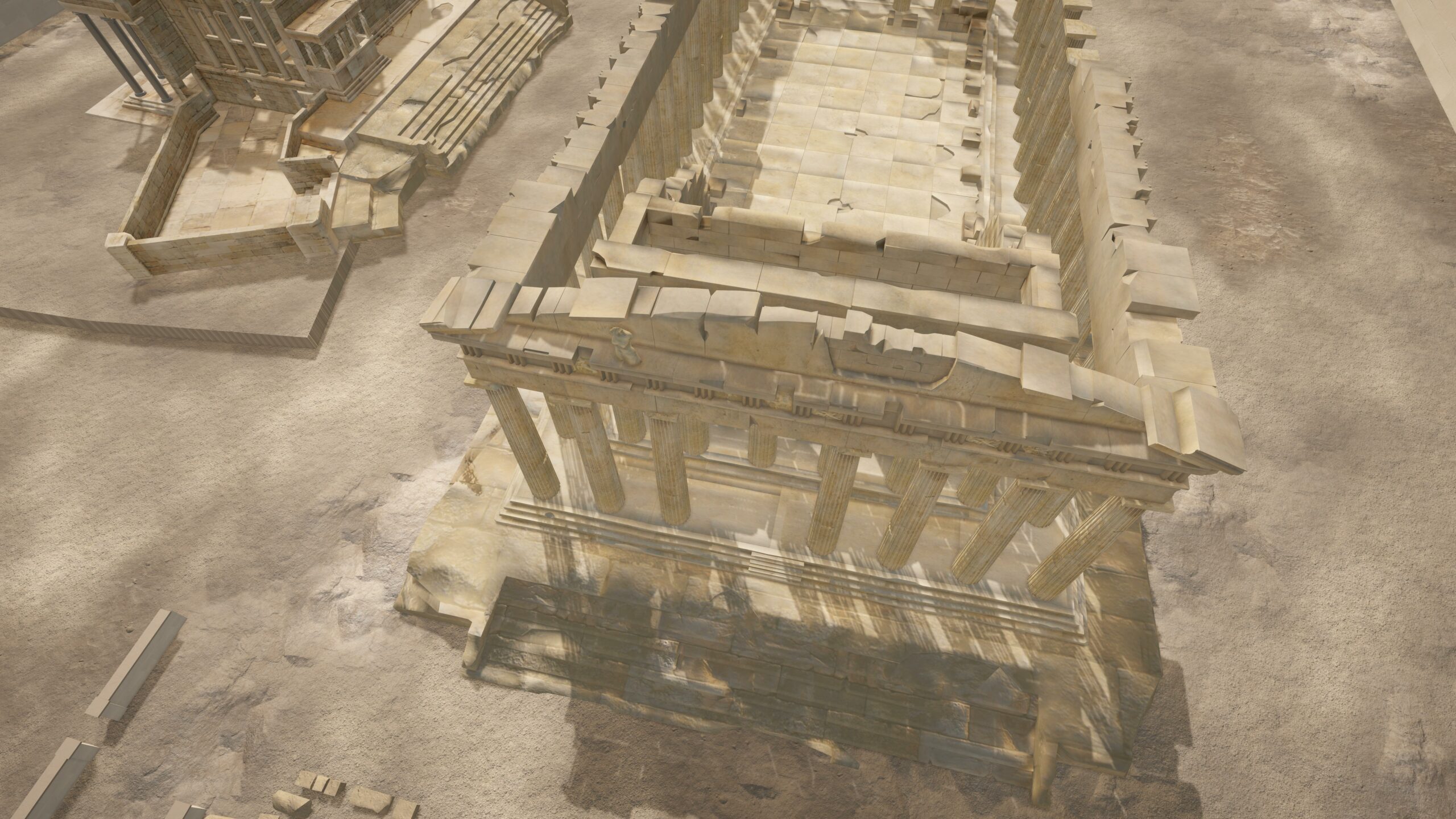 Parthenon in 5th Century top view