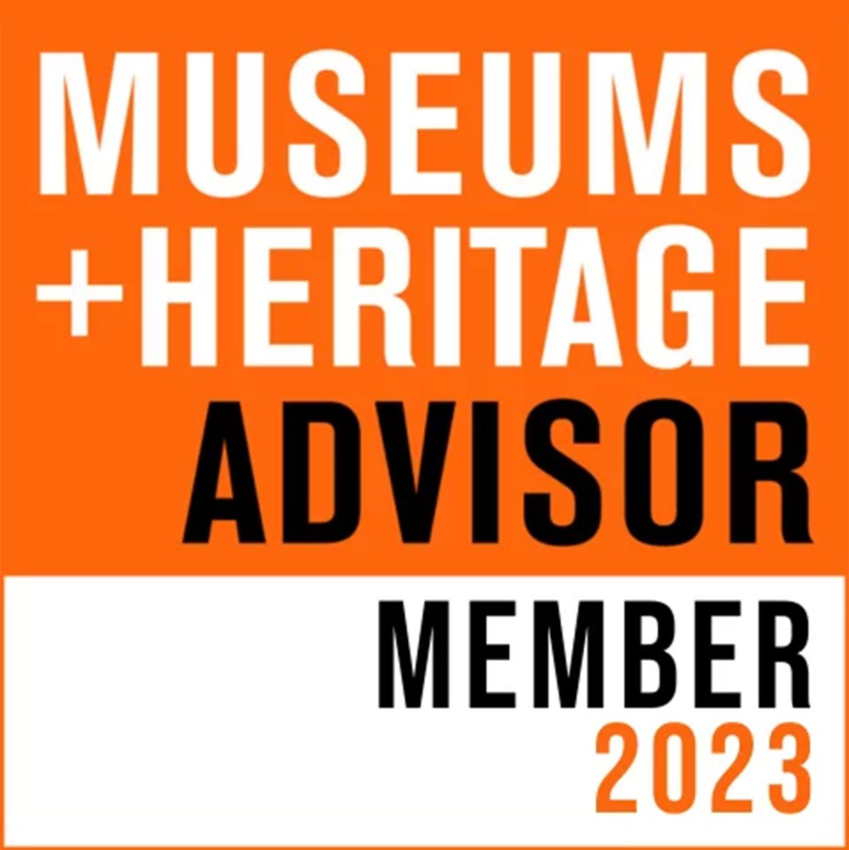 Museum and Heritage advisor member 2023 graphic