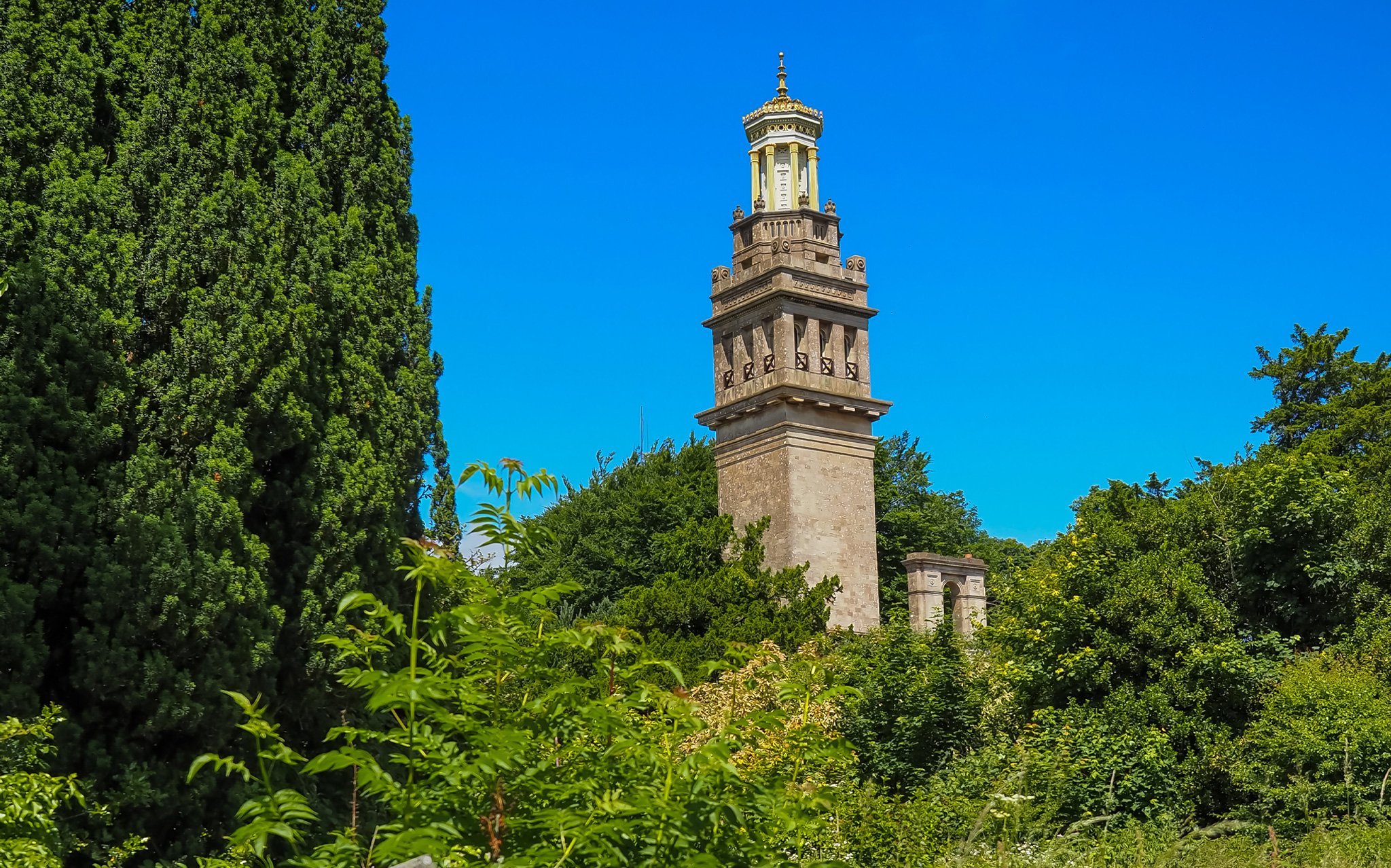 Bath AR Trail, Beckford's Tower photo from its gardens