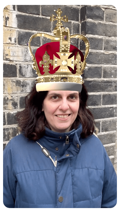 Social media filter for Gravesend AR Trail of Queen´s Victoria crown