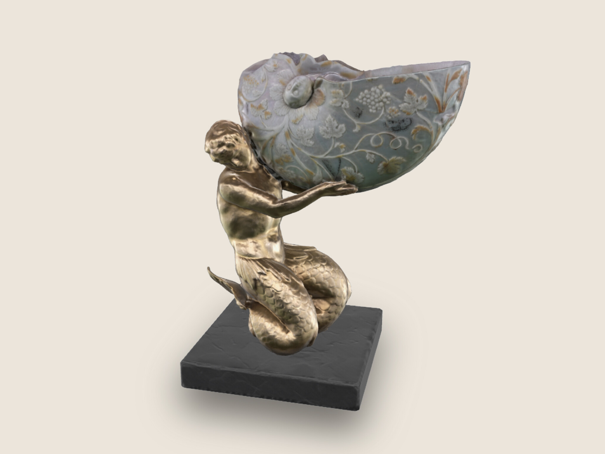 Bath AR Trail, Photogrammetry scan nautilus shell